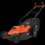 Black & Decker BEMW481BH-GB lawn mower Push lawn mower Black,Orange AC