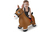 Jamara Hopping animal horse brown with pump opblaasbaar speelgoed