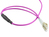 Alcasa LW-P810LC4 Glasvezel kabel 10 m LC OM4 Violet
