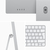 Apple iMac Apple M M1 61 cm (24") 4480 x 2520 Pixel All-in-One-PC 16 GB 1 TB SSD macOS Big Sur Wi-Fi 6 (802.11ax) Silber