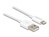 DeLOCK 83001 Lightning-Kabel 0,15 m Weiß