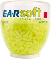 3M EAR-Gehörschutzstöpsel EAR-Soft YellowNeon Refill (passend für Spender ONE TOUCH) klarsichtiger Nachfülldispenser à 5