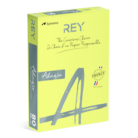 Papier ksero REY ADAGIO, A4, 80gsm, 49 żółty kanarkowy pastel *RYADA080X423 R200, 500 ark.