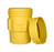 Bergungsfass / Sicherheitsfass / Gefahrgutfass - aus Polyethylen (HDPE), gelb