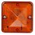 e2s L101X, Xenon Blitz Signalleuchte Orange, 24 V ac/dc x 83mm
