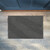 Relaxdays Fußmatte Kokos, 40 x 60 cm, Fußabtreter innen & außen, rutschfester Schuhabstreifer, Türmatte rechteckig, grau