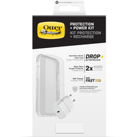 OtterBox Protection + Power Kit Apple iPhone 13 Pro Max - Schutzhülle + Displayschutzglas/Displayschutzfolie + Ladegerät für Mobilgeräte - Bundle