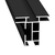 Aluminium Stretchframe / Textilrahmen / Spannrahmen „44“ | fekete 3.000 x 2.000 mm (Sz x M) két lábbal és egy talplemezzel