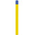 Dome Top Home Time Steel Bollard - RAL 3020 - Red - RAL 1023 - Yellow