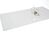 Elba Strongline Lever Arch File with Front Pocket PVC A4 70mm Spine Width White