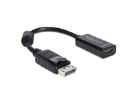 Adapter Displayport Stecker an HDMI Buchse, 0,22m, Delock® [61849]