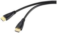 SpeaKa Professional HDMI Csatlakozókábel HDMI-A dugó, HDMI-A dugó 1.50 m Fekete SP-10133284 Audio Return Channel HDMI kábel