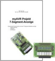 myAVR projekt095 Bővítő készlet Projekt 7-Segment-Anzeige