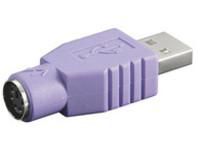 USB Adapter A-plug-PS2 Jack to be used with combo keyboard Cable Gender Changers