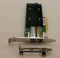 Dual-Port 16Gb FC 10GbE/FCoE 111-00910+B0 Network Adapter - Bare card only. SFP's are NOT included. **REFURBISHED**