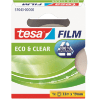 Klebefilm Eco & Clear 19mmx33m transparent