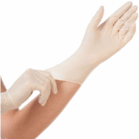 Latex-Handschuh Grip Light puderfrei S 24cm weiß VE=100 Stück