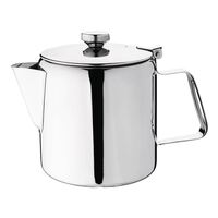 Olympia Concorde Tea Pot Made of Stainless Steel Dishwasher Safe - 1.35L