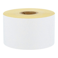 Thermo-Eco Papier Endlosetiketten 58 mm Breite matt unbeschichtet, permanent, Abziehhilfe durch längs geschlitztes Trägermaterial, 25 lfm auf 1 Rolle/n, 1 Zoll (25,4 mm) Kern