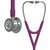 3M™ Littmann® Cardiology IV™ Stethoskop für die Diagnose, Bruststück in Standardausführung, pflaumenfarbener Schlauch, Schlauchanschluss und Ohrbügel aus Edelstahl, 69 cm, 6156
