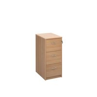Deluxe office filing cabinets - delivery and install - 3 drawer, beech