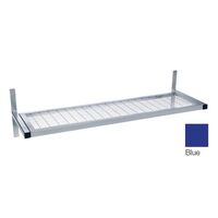 Evolve wall mounted mesh cloakroom shelf