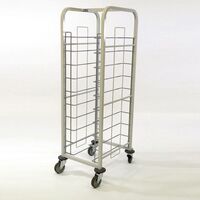 Tray clearing trolleys