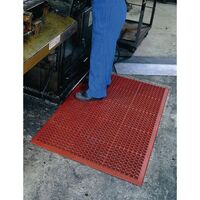 Nitrile rubber anti-fatigue duckboard mats
