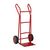 Flat toe plate sack trucks - With curved crossbars, on puncture proof wheels