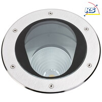 LED Erdeinbaustrahler Typ Nr. 2422, 16W 3000K 2240lm 30°, schwenkbar 30°, Edelstahlblende