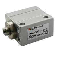 CDUJB8-8D Miniatuur cilinder ø8 slag 8 + magneet dubbelwerkend