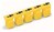 WAGO 280-415 Warnabdeckung,für 5 Klemmen,mit schwarzem Blitzpfeil,gelb
