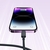 Kabel przewód do iPhone Lightning - USB 2.4A 1.2m czarny