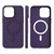 Etui pokrowiec plecionka do iPhone 15 Pro Max z MagSafe Woven Case granatowy