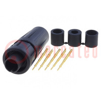 Connector: circular; EN2; plug; male; soldering; for cable; PIN: 5