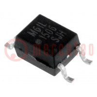 Opto-coupler; SMD; Ch: 1; OUT: CMOS; 3,75kV; 10Mbps; SO5; 35kV/μs