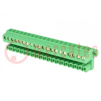 Pluggable terminal block; 5.08mm; ways: 20; angled 90°; socket