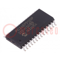 IC: microcontroller PIC; 512kB; 3÷3,6VDC; SMD; SO28; PIC24