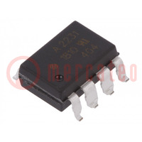 Optocoupler; SMD; Ch: 2; OUT: gate; 3.75kV; Gull wing 8; 10kV/μs