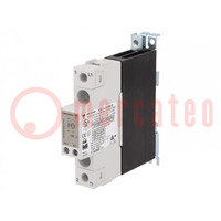 Relay: solid state; Ucntrl: 20÷275VAC; 25A; 24÷240VAC; -40÷80°C