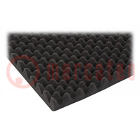 Damping mat; polyurethane; 600x500x35mm