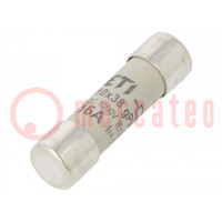 Fuse: fuse; gPV; 16A; 1000VDC; cylindrical; 10.3x38mm