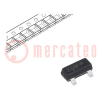 Transistor: PNP; bipolar; 80V; 0,5A; 0,225W; SOT23