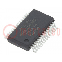 IC: mikrokontroller AVR; SSOP28; Interfész: I2C,PWM,SPI,UART x3