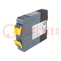 Module: safety relay; 3SK1; 24VDC; for DIN rail mounting; IP20
