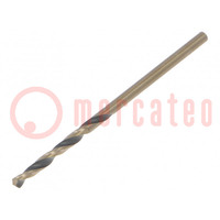 Drill bit; for metal; Ø: 2mm; Features: grind blade