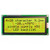 Pantalla: LCD; alfanumérico; STN Positive; 20x4; amarillo-verde