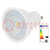 Lampe LED; blanc froid; GU10; 220/240VAC; 480lm; P: 6,5W; 110°