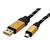ROLINE GOLD USB 2.0 Kabel, Typ A - 5-Pin Mini, 3 m
