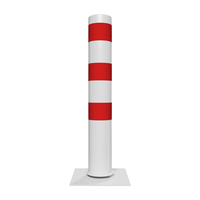 Modellbeispiel: Stahlrohrpoller/Rammschutzpoller -Bollard- Ø 152 mm allseitig neigbar (Art. 401530nb)